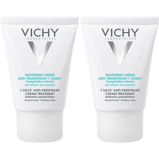 Vichy (L'Oreal Italia SpA) vichy deodorante trattamento in crema antitraspirante efficacia 7 giorni 30 ml set da 2 2x30 crema