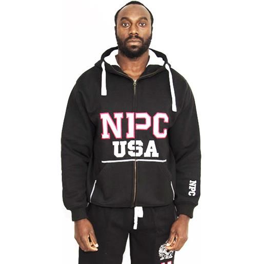NPC WEAR mens fleece hood shirt