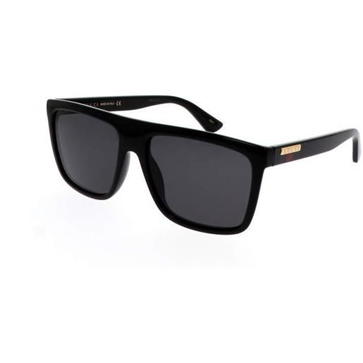 Gucci occhiali da sole Gucci gg0748s 001 001-black-black-grey 59 17
