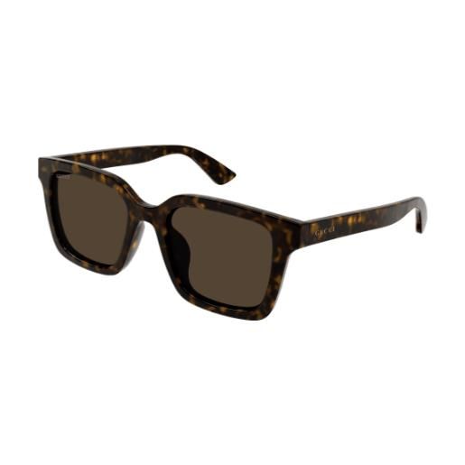 Gucci occhiali da sole Gucci gg1582sk 002 002-havana-havana-brown 54 20