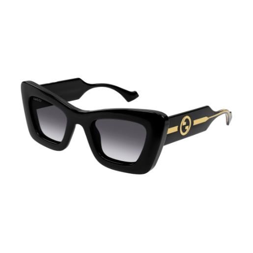 Gucci occhiali da sole Gucci gg1552s 001 001-black-crystal-grey 49 23