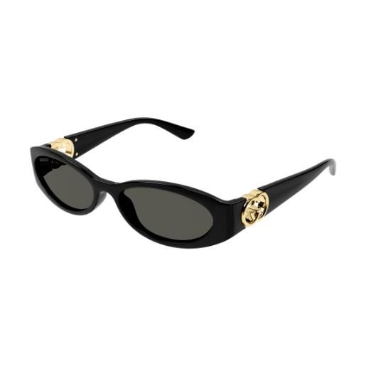 Gucci occhiali da sole Gucci gg1660s 001 001-black-black-grey 54 16