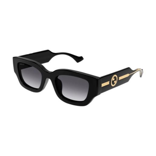 Gucci occhiali da sole Gucci gg1558sk 001 001-black-crystal-grey 51 22
