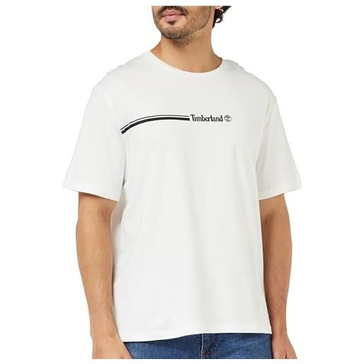 Timberland maglietta a maniche corte 3 tier3 t-shirt, nero, 3xl uomo