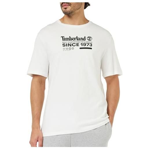 Timberland maglietta a maniche corte 1 tier3 t-shirt, zaffiro scuro, xl uomo
