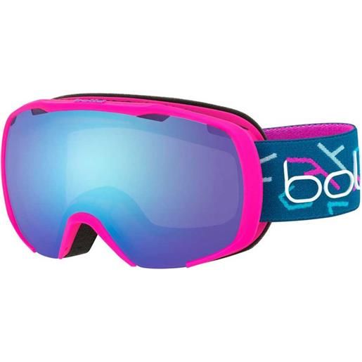 Bolle royal ski goggles blu, rosa aurora/cat2