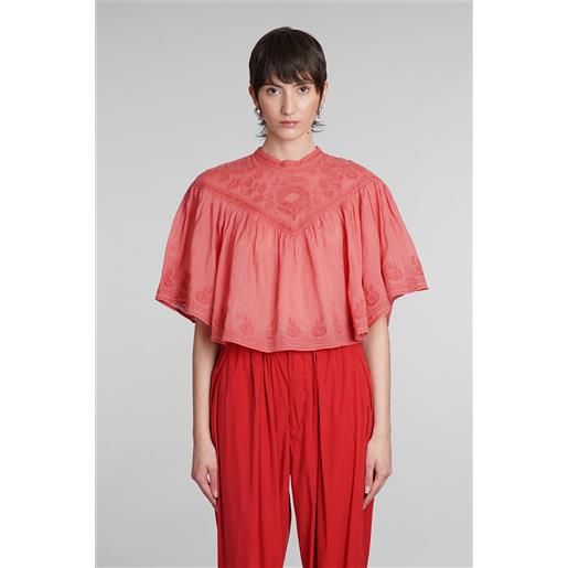 Isabel Marant topwear elodia in ramie rosa