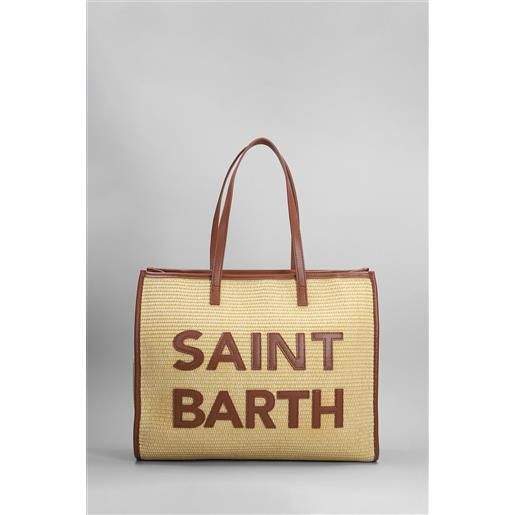 Saint Barth Mc2 tote vivian straw in rafia beige