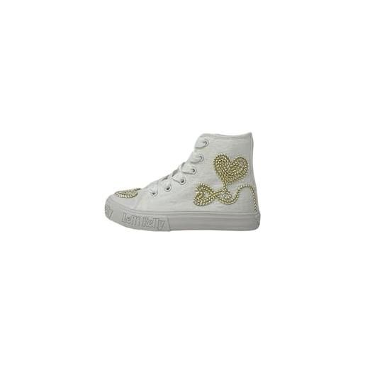 Lelli Kelly sharon sneaker bianca mid con ricamo modello lked41713 bi01 (32)