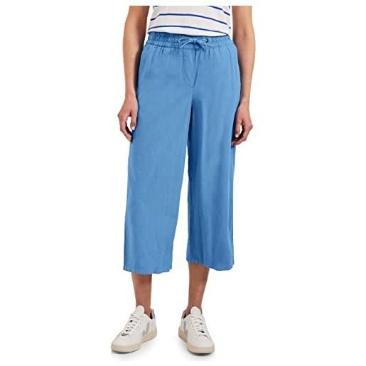Cecil b376144 pantaloni di lino, marina blue, l / 24l donna
