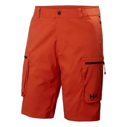 Helly Hansen move qd shorts 2.0 m 53977 308 pantaloncini corti, arancione, m uomo