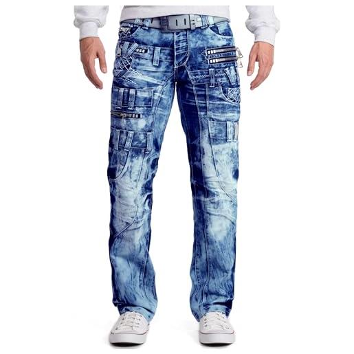 Kosmo Lupo jeans da uomo km8006-1-bans w33/l32