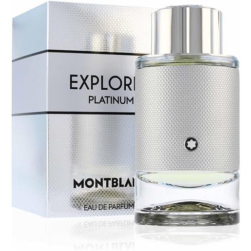 Montblanc explorer platinum eau de parfum da uomo 100 ml