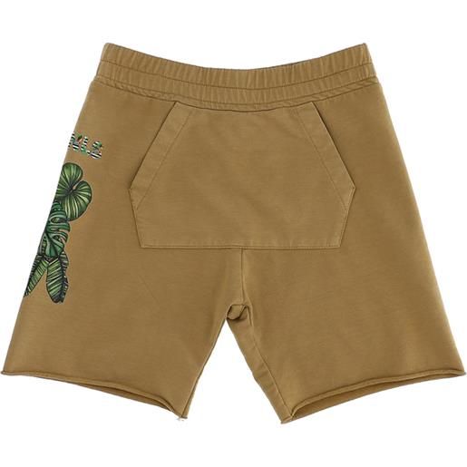 Monnalisa shorts in felpa con tasca e patch