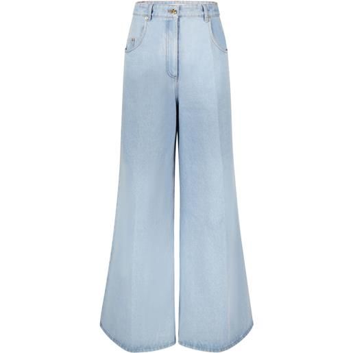 Nina Ricci jeans svasati a vita media - blu