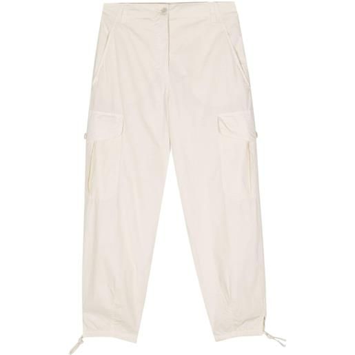 ASPESI tapered cotton cargo trousers - toni neutri