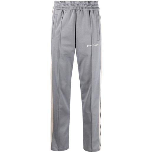 Palm Angels pantaloni sportivi con ricamo - grigio