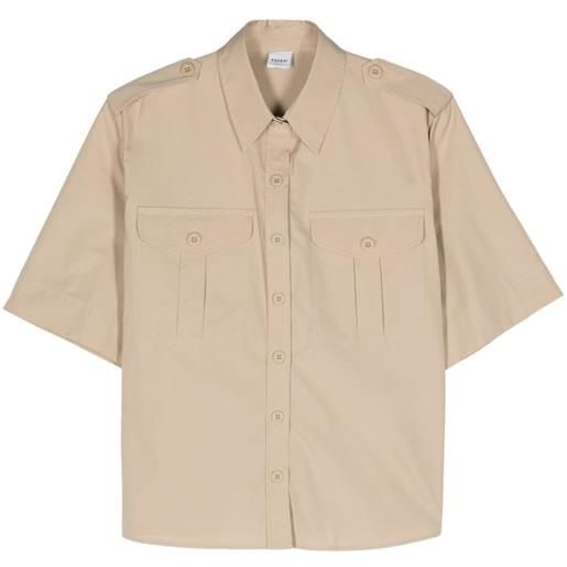 ASPESI cotton cargo shirt - toni neutri