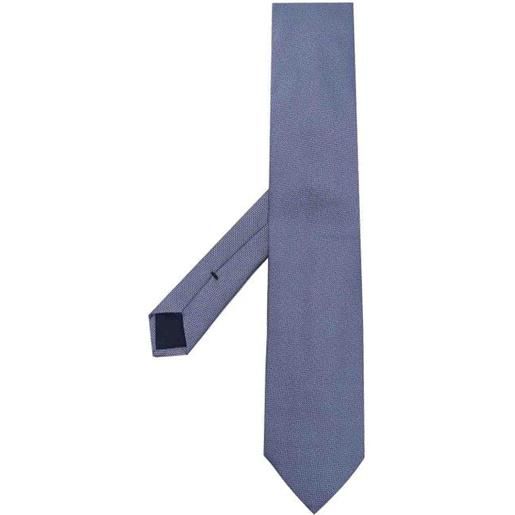 Corneliani cravatta in seta blu