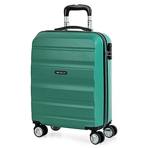 ITACA - valigia bagaglio a mano 55x40x20 - trolley bagaglio a mano, trolley cabina, valigie, trolley 55x40x20 t71650, acquamarina