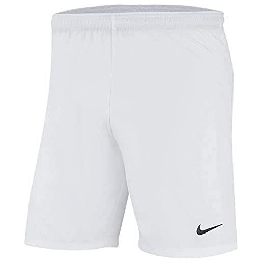 Nike dry laser iv short w, pantaloncini sportivi unisex bambini, white/white/black, xl
