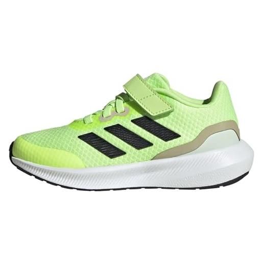 adidas runfalcon 3.0, scarpe da ginnastica unisex-bambini e ragazzi, preloved fig white, 11.5 uk child