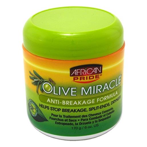 African Pride olive miracle crema anti-rottura 170 g barattolo