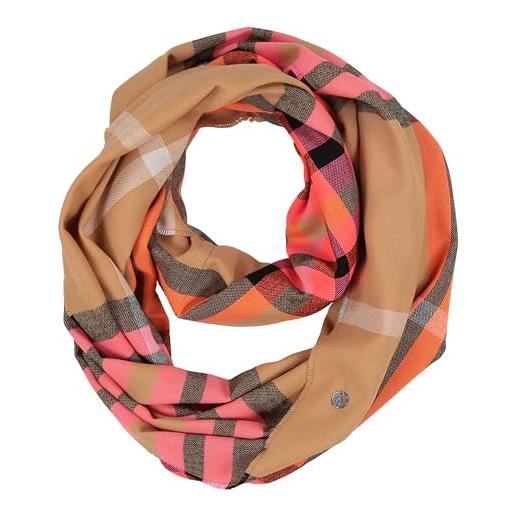 FRAAS loop scarf 60 x 78 cm - made in germany - sciarpa a tubo a quadri per donna - poliacrilico