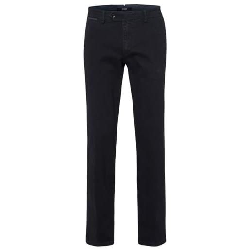 BRAX FEEL GOOD eurex by brax joe cotton flex flatfront pantaloni, blu termico, w36 / l34 uomo