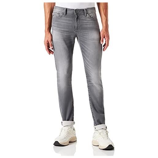 Armani exchange super skinny fit j33, comfort, jeans uomo, grigio (grey denim), 32