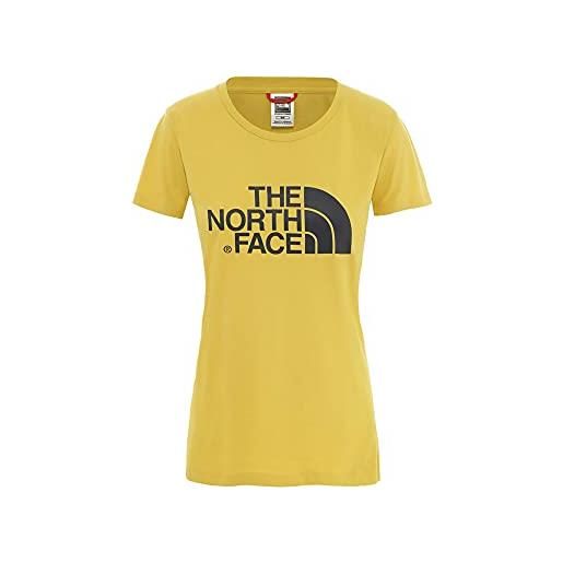 The North Face t-shirt nf00c256z-bj1 moda donna yellow urbanstyle wauuu taglia x-small