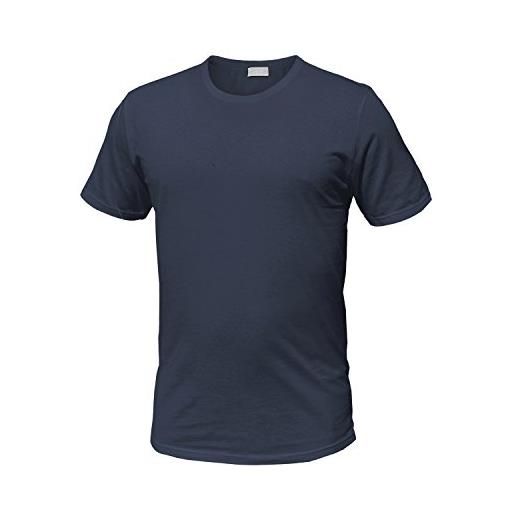 Liabel pack 3 t-shirt cotone bianco e assortito girogola/scollo v. Art. 4428 (3 pack girogola nero blu grigio - 6 / xl)