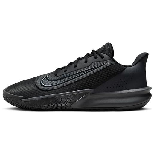 Nike precision vii, scarpe da basket uomo, black/anthracite, 50 eu