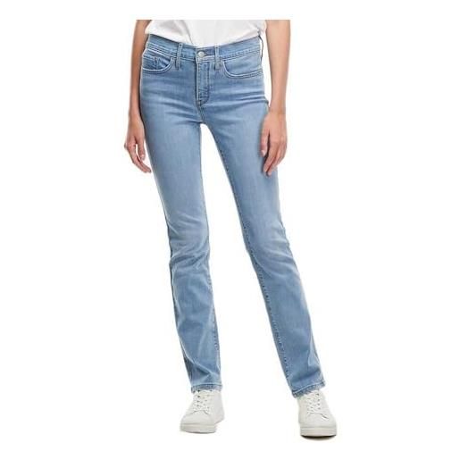 Levi's 314 shaping straight jeans, lapis bare, 28w / 34l donna