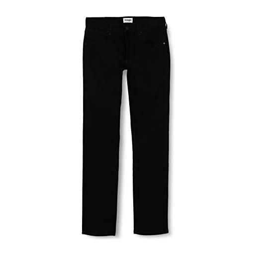 Wrangler greensboro jeans, black valley, 42w / 30l uomo