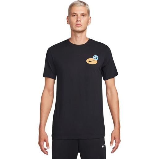 Nike t-shirt fitness dri-fit uomo nero