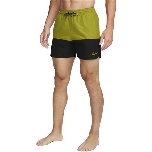 Nike costume colorblock 5 inc uomo nero verde