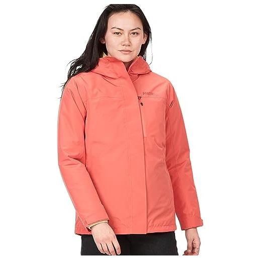 Marmot wm's ramble component jacket giacca impermeabile donna, grapefruit, l