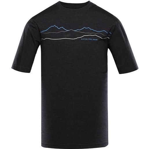 Alpine Pro woolen 2 short sleeve t-shirt blu xl-2xl uomo