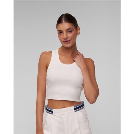 The Upside top sportivo bianco da donna The Upside sophie crop