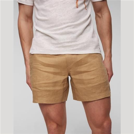 Polo Ralph Lauren shorts beige in lino da uomo Polo Ralph Lauren