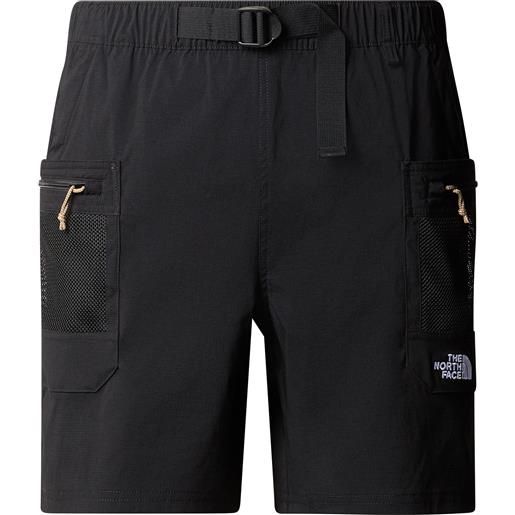 The North Face - shorts con cintura - m class v pathfinder belted short tnf black per uomo in nylon - taglia s, m, l, xl - nero