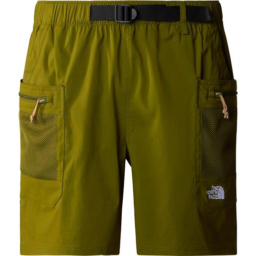 The North Face - shorts con cintura - m class v pathfinder belted short forest olive per uomo in nylon - taglia s, m, l, xl - kaki