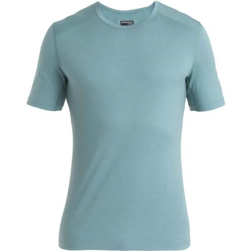 Icebreaker - t-shirt a maniche corte in lana merino - men merino 200 oasis ss crewe cloud ray per uomo - taglia s, m, l, xl - blu