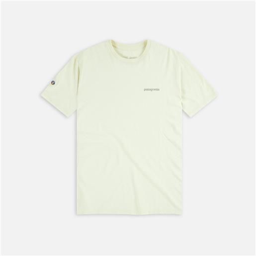 Patagonia fitz roy icon responsibili-tee t-shirt birch white uomo