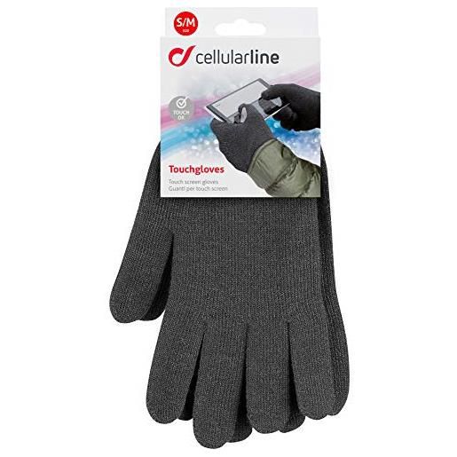 cellularline cellular line guanti touch gloves m nero