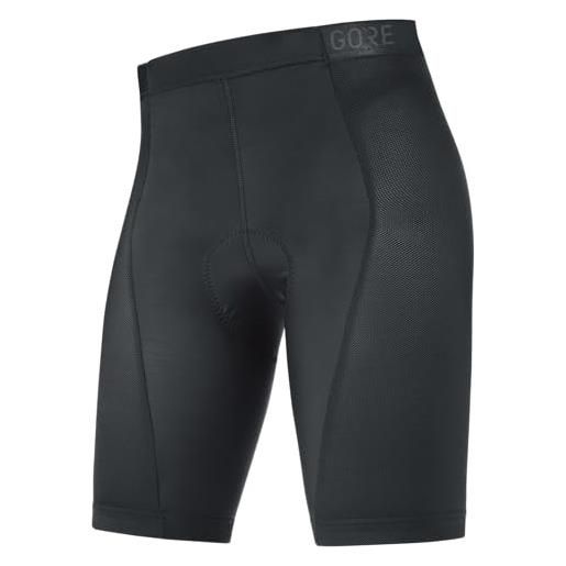 GORE WEAR c5 liner short tights+, tight shorts donna, nero, 34