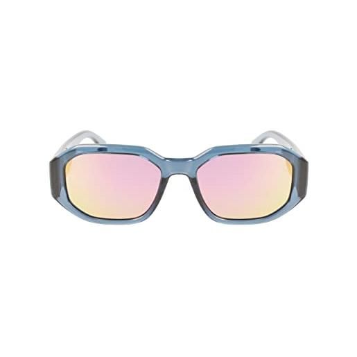Calvin Klein ckj22633s occhiali, blu scuro trasparente, taglia unica unisex-adulto