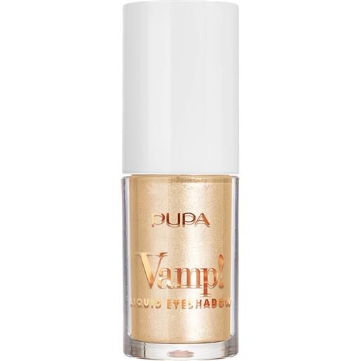 Pupa shine bright vamp!Liquid eyeshadow sunny gold
