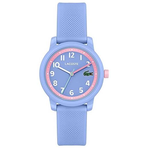Lacoste orologio analogico al quarzo da bambini con cinturino in silicone blu - 2030041